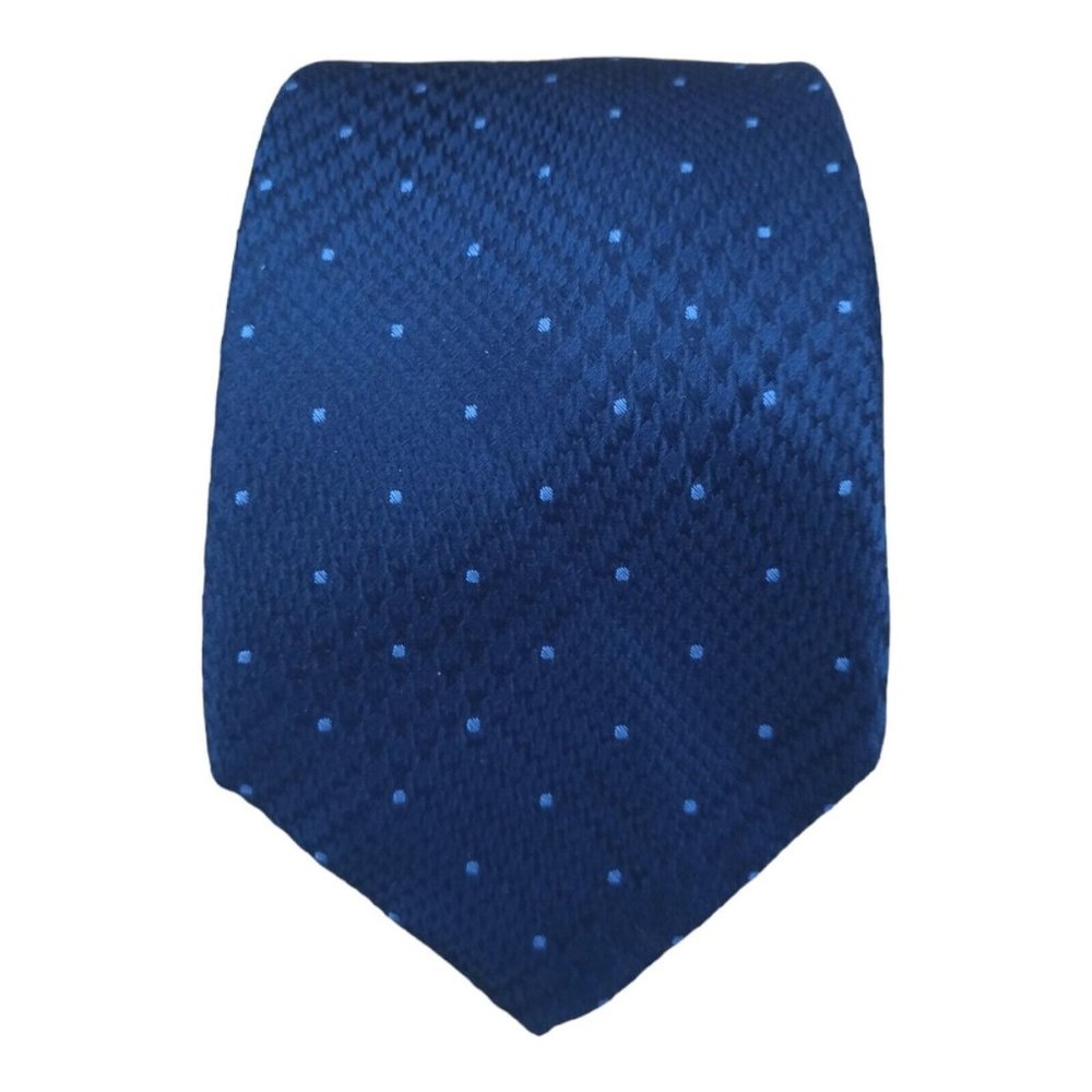 MICHAEL KORS Blue Geometric Silk Tie 58"/ 3.5" EC